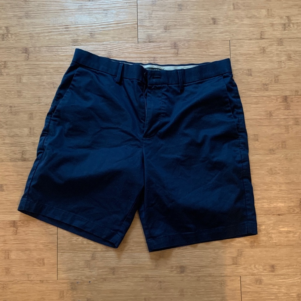 Banana Republic Dark Blue Flat Front Shorts